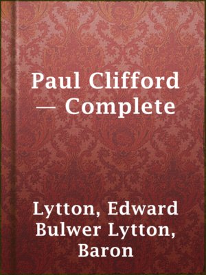 cover image of Paul Clifford — Complete